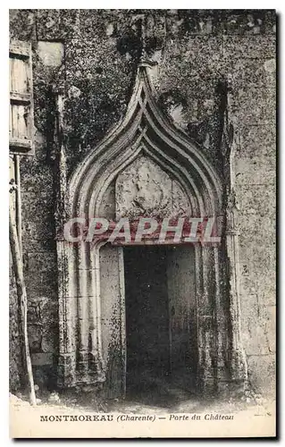 Cartes postales Montmoreau (Charente) Porte du Chateau