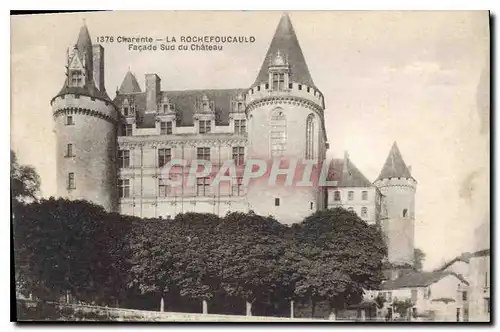 Ansichtskarte AK Charente La Rochefoucauld Facade sud du Chateau