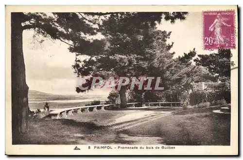 Cartes postales Paimpol Promenade du bois de Guiben