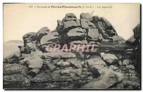 Cartes postales Environs de Perros Ploumanach (C du N) Les Squewels