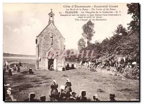 Cartes postales Cote d'Emeraude Les Bords de la Rance Plouer La Chapelle de la Souhaitie