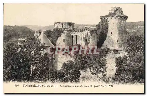 Ansichtskarte AK Tonquedec (C du N) Le Chateau vue d'ensemble (Cote sud)