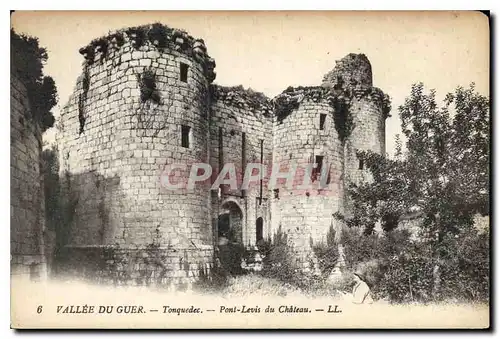 Ansichtskarte AK Vallee du Guer Tonquedec Pont Levis du Chateau