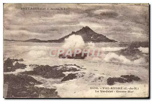 Ansichtskarte AK Bretagne Val Andre (Cote du Nord) Le Verdelet Grosse Mer