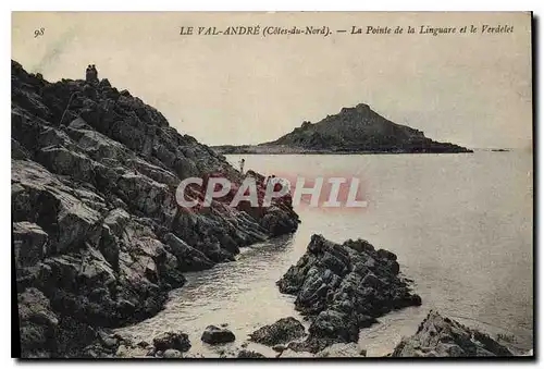 Ansichtskarte AK Val Andre (Cote du Nord) La Pointe de la Linguare et le Verdelet