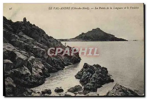 Cartes postales Val Andre (Cote du Nord) La Pointe de la Linguare et le Verdelet