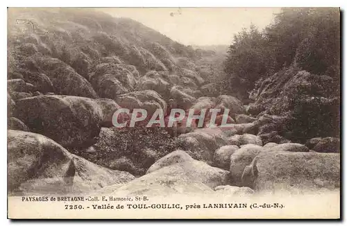 Cartes postales Paysage de Bretagne Vallee de Toul Goulic pres Lanrivain (C du N)