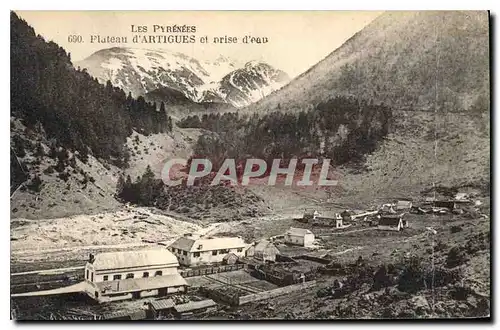 Ansichtskarte AK Les Pyrenees Plateau d'Artigues et prise d'eau