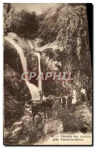 Cartes postales Cascade des Anglais pres Vernet les Bains