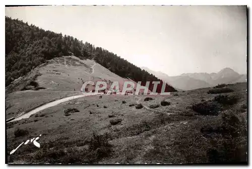 Cartes postales Col d'Aspin (H P) (1488 m) Au fond le Pic du Midi de Bigorre (2877 m)