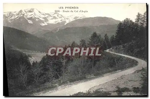 Ansichtskarte AK Les Pyrenees Route du Col d'Aspin