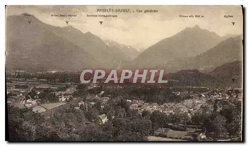 Cartes postales Argeles Gazost Vue generale