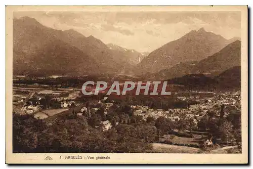 Cartes postales Argeles Vue generale