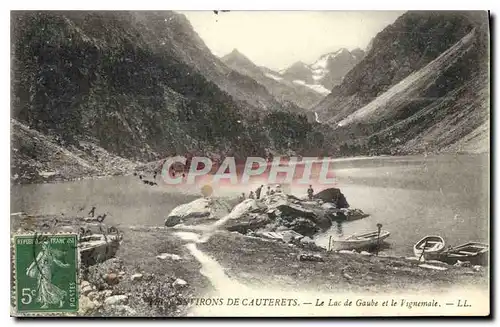 Ansichtskarte AK Environs de Cauterets Le Lac de Gaube et le Vignemale