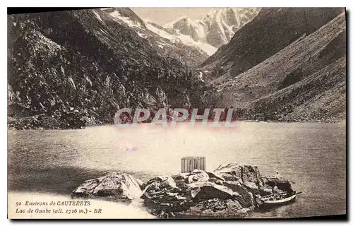 Ansichtskarte AK Environs de Cauteret Lac de Gaube (alt 1726 m)