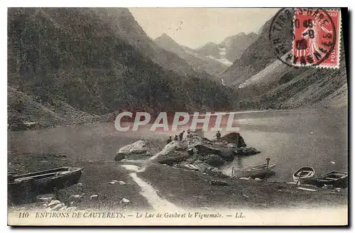 Ansichtskarte AK Environs de Cauteret Lac de Gaube le Vignemale