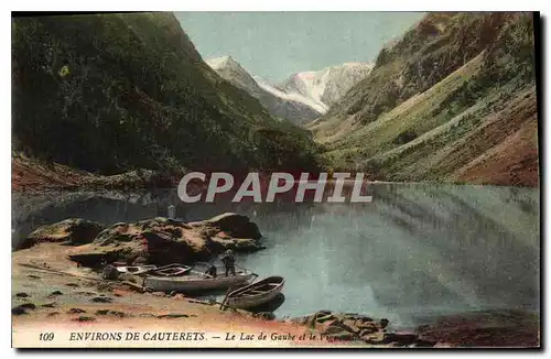 Ansichtskarte AK Environs de Cauteret Lac de Gaube et le Vignemale