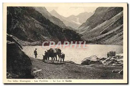 Cartes postales Nos Belles Montagnes Les Pyrenees Le Lac de Gaube