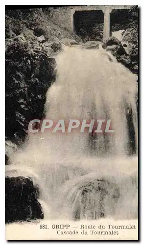 Cartes postales Gripp Route du Tourmalet Cascade du Tourmalet