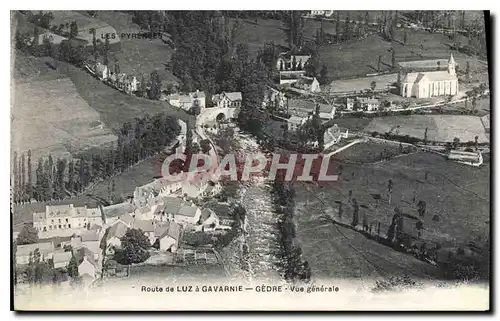 Cartes postales La Douce France Les Pyrenees Le Village de Cedre sur la route de Gavarnie