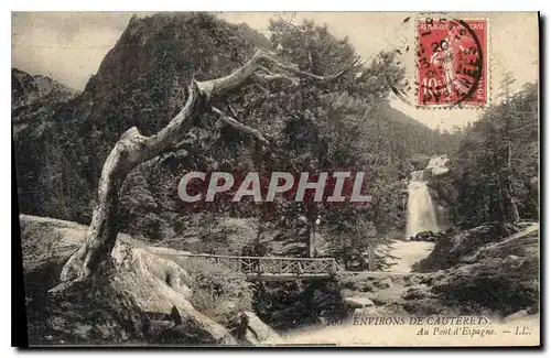 Cartes postales  Environs de Cauteret au Pont d'Espagne