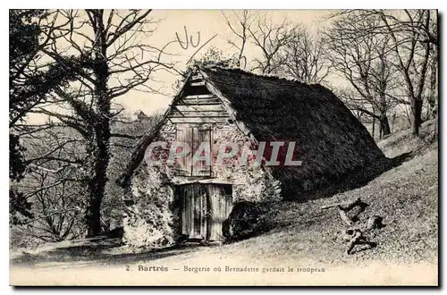 Cartes postales Bartres Bergerie ou Bernadette gardait le Troupeau