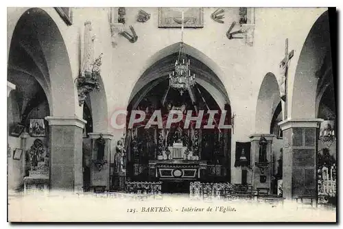 Cartes postales Bartres Interieur de l'Eglise