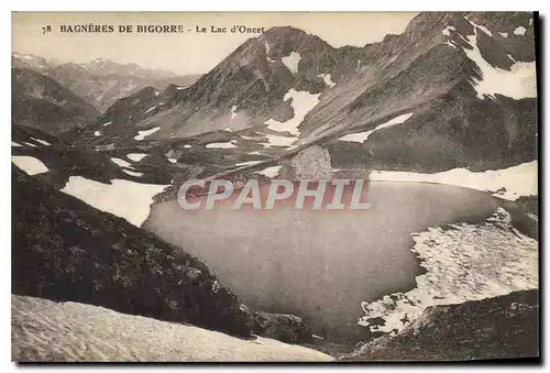 Cartes postales Bagnerres de Bigorre Le Lac d'Oncet