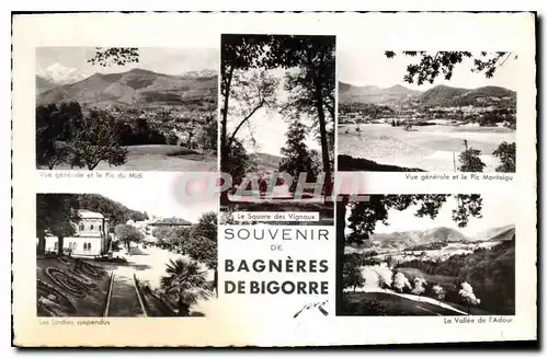 Cartes postales Souvenir de Bagneres de Bigorre