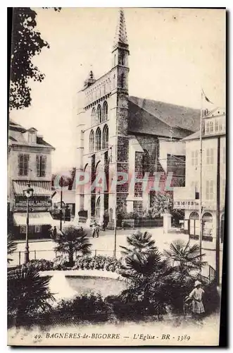 Cartes postales Bagneres de Bigorre L'Eglise