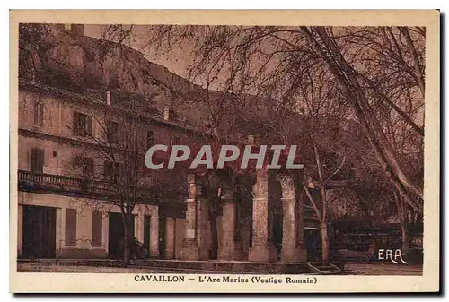 Cartes postales Cavaillon L'Arc Maruis (Vestige Romain)