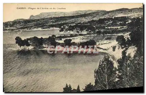 Ansichtskarte AK Cassis Plage de l'Arene et du Courton