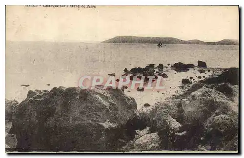 Cartes postales Istres Calanque sur l'Etang de Berre