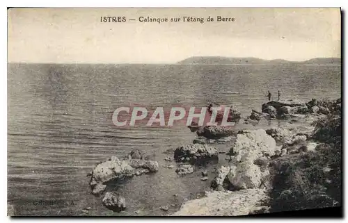 Cartes postales Istres Calanque sur l'Etang de Berre