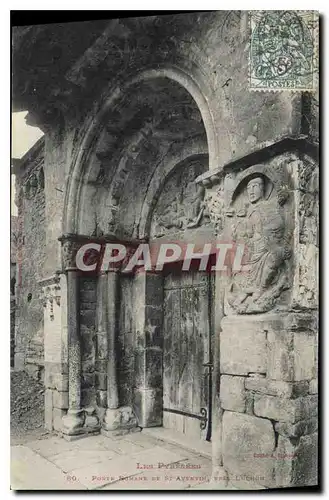 Cartes postales Les Pyrenees Porte Romane de St Aventin pres Luchon