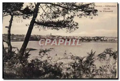 Cartes postales Dinard Vu de la Vicomte