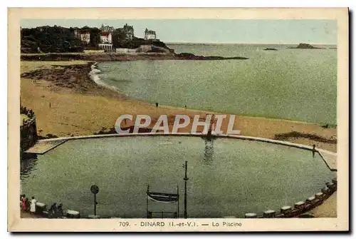 Cartes postales Dinard (I et V) La Piscine