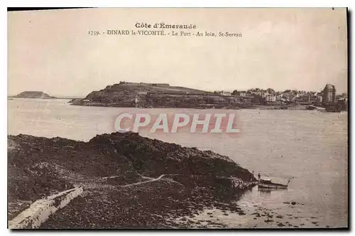 Ansichtskarte AK Cote d'Emeraude Dinard la Vicomte Le Port