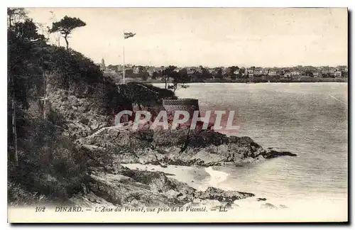 Ansichtskarte AK Cote d'Emeraude Dinard L'Anse du Prieure vue prise de la Vicomte