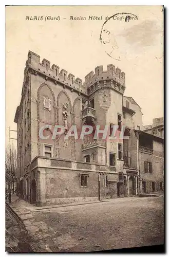 Cartes postales Alais (Gard) Ancien Hotel du Coq Hardi
