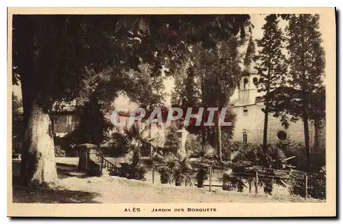 Cartes postales Ales Jardin des Bosquets
