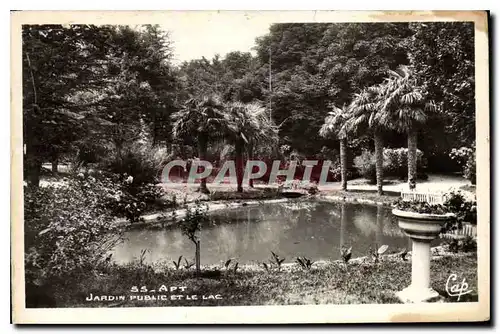 Cartes postales Apt Jardin Public et le Lac