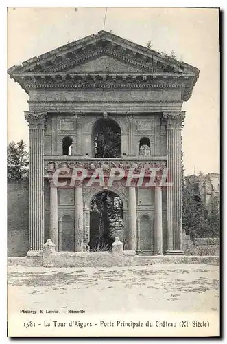 Cartes postales La Tour d'Aigues (Vaucluse) Porte Principale du Chateau