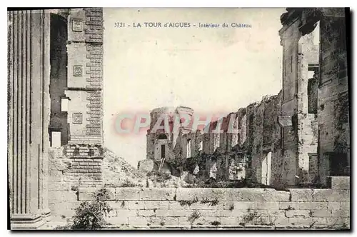 Cartes postales La Tour d'Aigues (Vaucluse) Interieur du Chateau