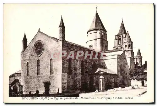 Ansichtskarte AK St Junien (H V) Eglise paroissiale (Monument historique) XI XIII siecle