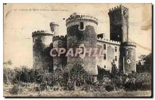 Cartes postales Chateau de Montbrun (Haute Vienne)