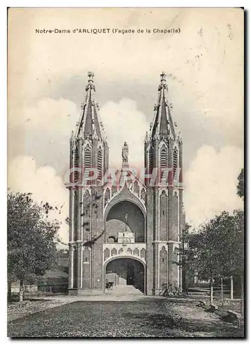 Cartes postales Notre Dame d'Arliquet (Facade de la Chapelle)