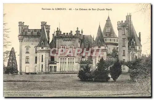 Cartes postales Environs de Limoges Le Chateau de Bort (Facade Nord)