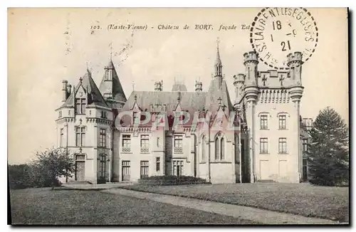 Ansichtskarte AK (Haute Vienne) Environs de Limoges Le Chateau de Bort Facade Est