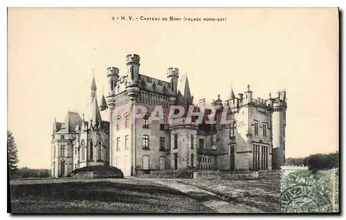 Ansichtskarte AK Environs de Limoges Le Chateau de Bort (Facade Nord Est)